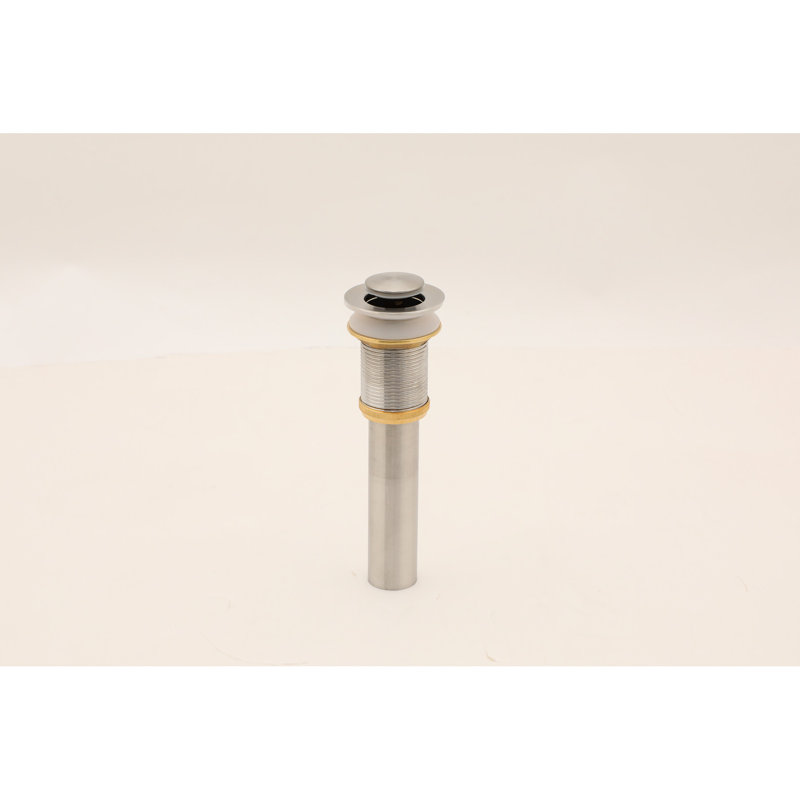 Lavabo encastré en acier inoxydable nickel brossé 45,7 x 33 cm avec bonde escamotable, SU304 pour une utilisation durable, surface nano facile à désinfecter, coussinets d'isolation acoustique épais, installation sur comptoir.