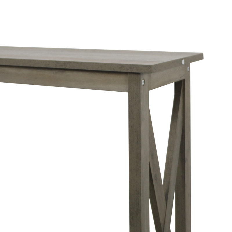 Applecroft 39'' Console Table, Washed Oak