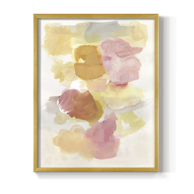 Warm Petals II, reproduction encadrée - bois massif, H 14 po x l 11 po