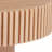 Ansel Round Pedestal Coffee Table with Ribbed Detailing-185893517-185893518