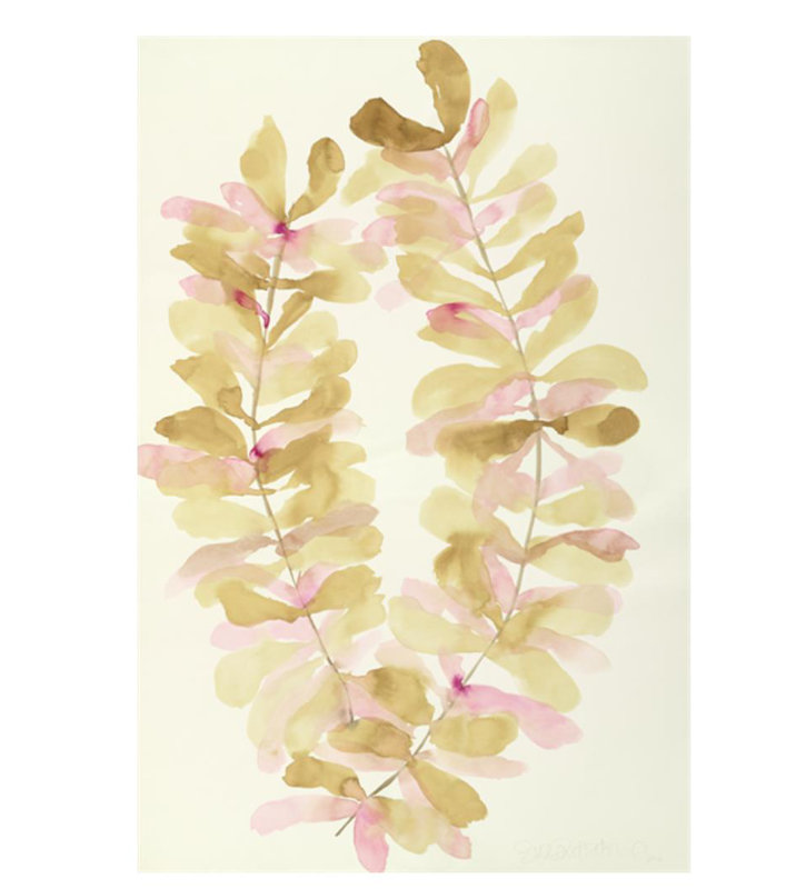 Plants " Plants I " by Hable Construction, 71" H x 47" W, Glass Coat