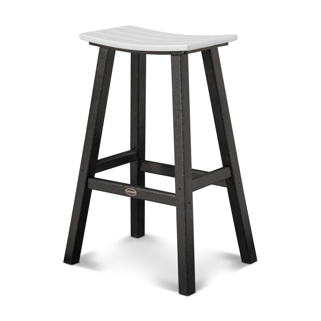 POLYWOOD Contempo 30" Saddle Bar Stool POLYWOOD® Seat 