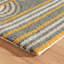Button Grey Hand Micro Hooked Wool Rug-410217716