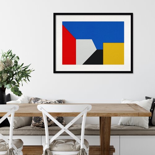 AllModern Architecture Abstract Mod 1 Watercolor Framed On Paper by The ...