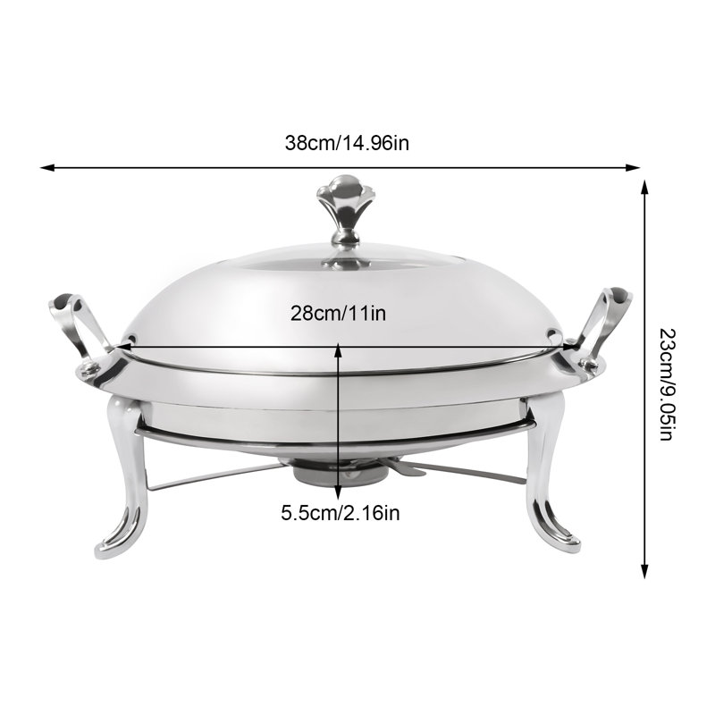 14.96'' Round Buffet Server