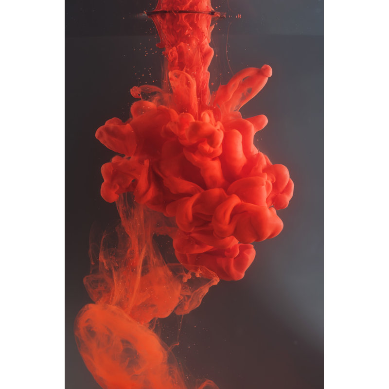 Ink In Water - Wrapped Canvas Print, 46cm H x 30cm W x 3.8cm D