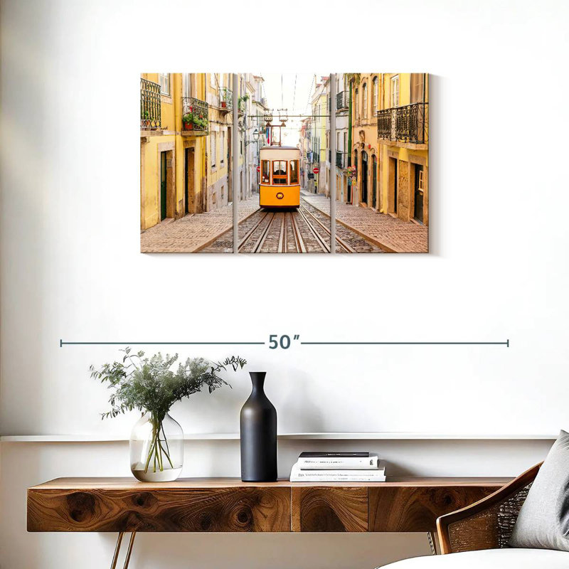 Lisbon Funicular, 20" H x 33" W