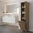 Safaree Freestanding Linen Cabinet With Tilt-Out Hamper