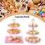 Moule anti-adhésif pour muffins et petits gâteaux - Plat de cuisson rose durable pour la maison, facile à nettoyer et chauffant uniformément - Idéal pour la cuisson de muffins et de petits gâteaux - Taille: 15/20/25 cm, Couleur: rose