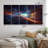 Bright Star Dance Stellar Harmony I - Space Canvas Print - 5 Equal Panels