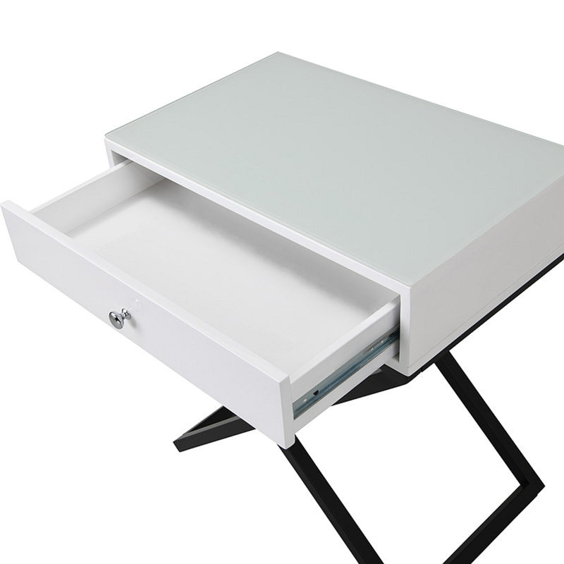 Amonette Rozelle 1 - Drawer Nightstand, White
