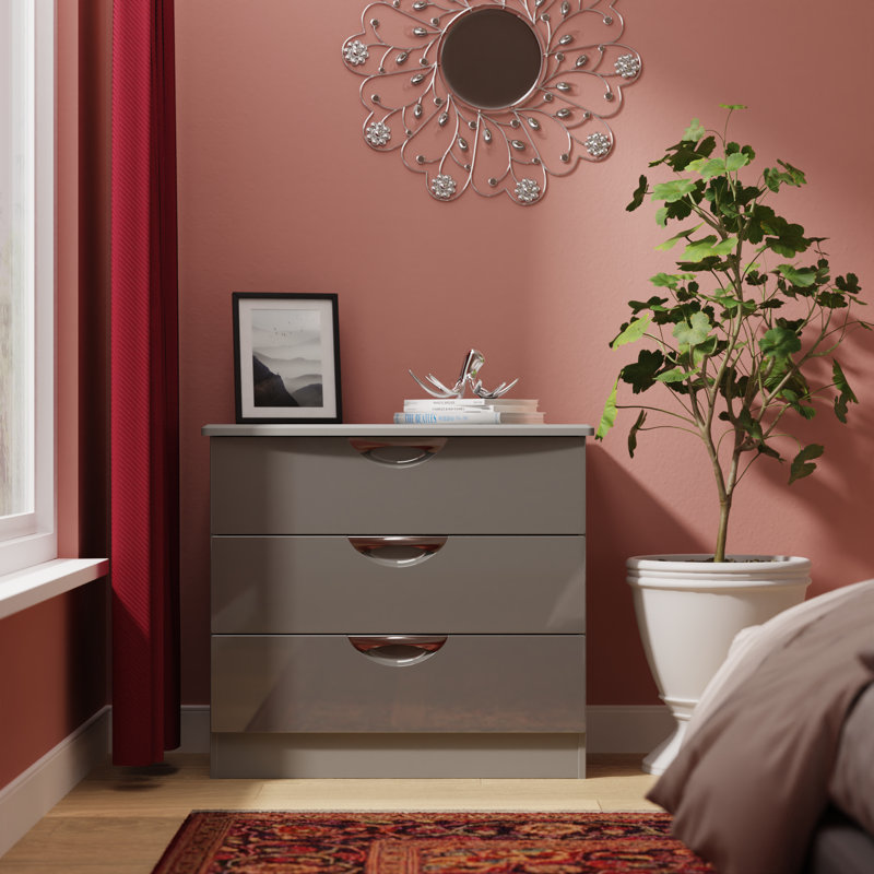 77cm W 3 - Drawer Chest of Drawers