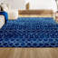 Tapis bleu / blanc Kateshia-1042512265