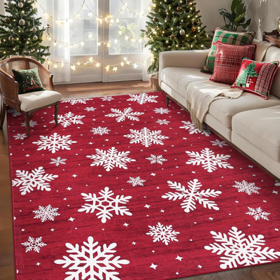 Rectangle 120 cm x 170 cm Abstract Area Rug