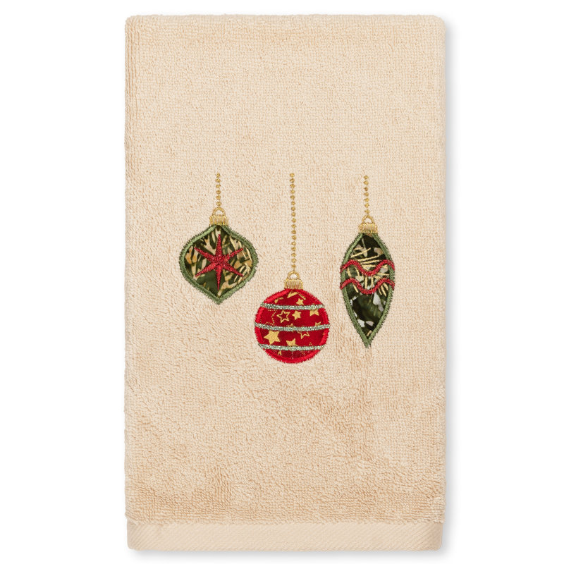 Christmas Hand Towels Midweight Hand Towel, Sand