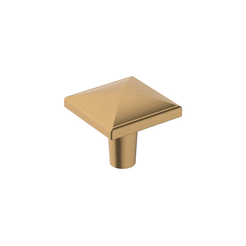 Poignée extensible carrée, H 1,5 po x l 1,5 po x P 1,13 po, Bronze champagne