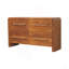 Commode 4 tiroirs Oakline en bois massif, brun, 4 tiroirs-376218612