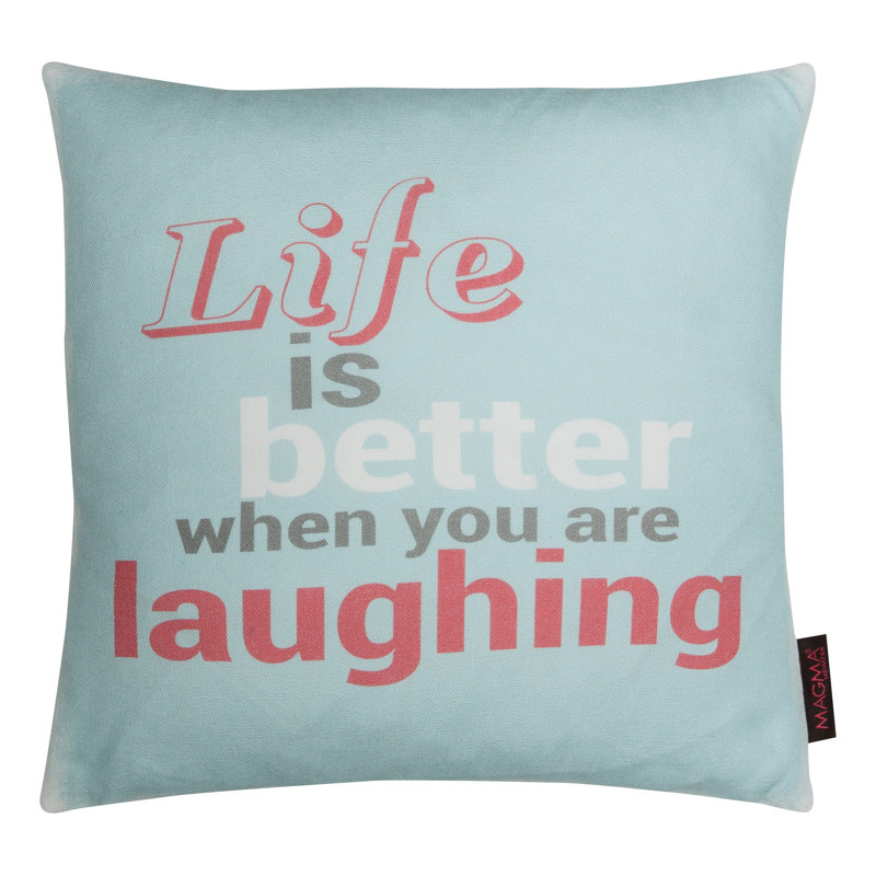 Cotton Reversible Throw Pillow