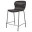 De 2 tabourets de comptoir en faux métal brun - chaises de bar Coastal
