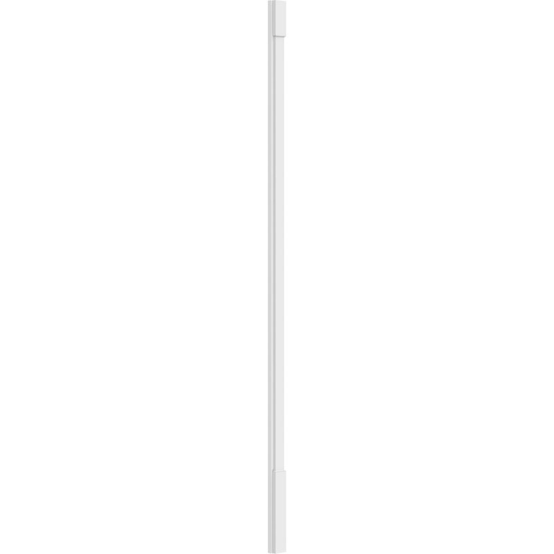Pilastre simple en PVC TruCraft (la paire), Base et chapiteau standards, H 120 po x l 4 po