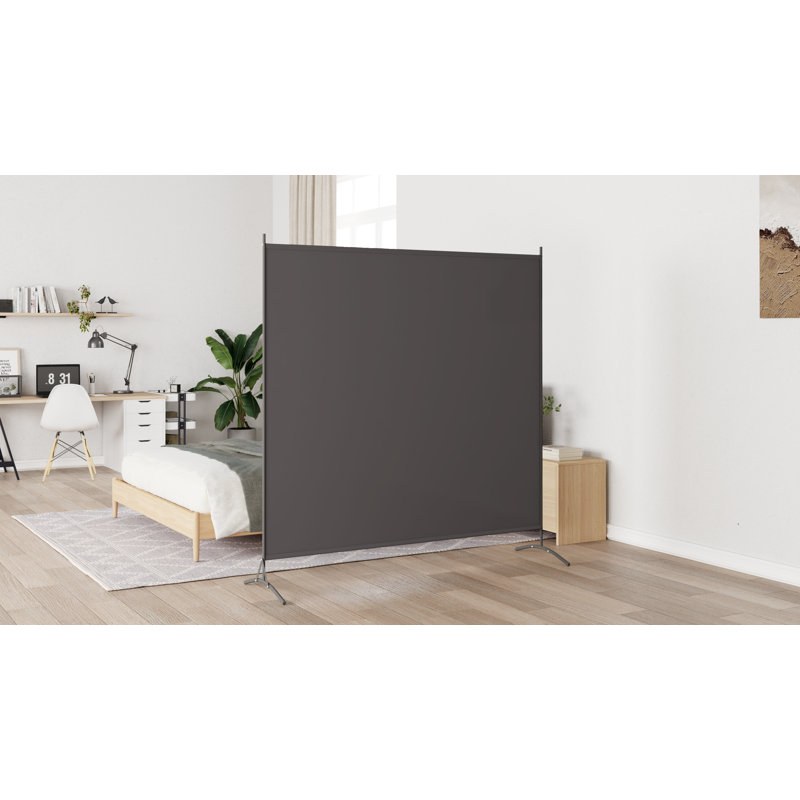 Abdisalan 1-Panel Room Divider 175x180 cm, Anthracite