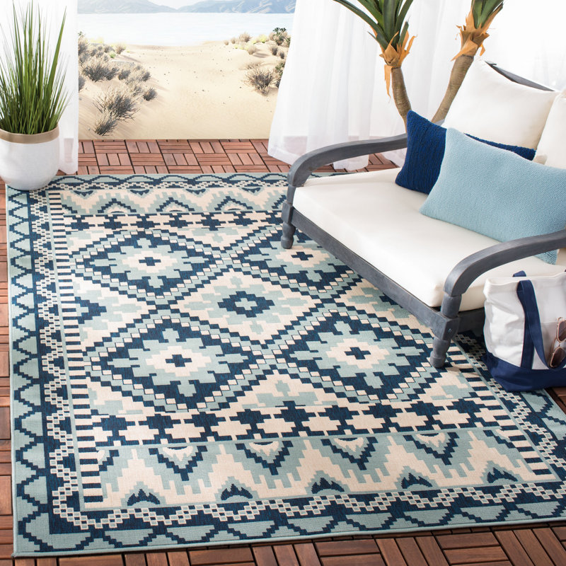 Northpoint Veranda Performance Southwestern Indoor/Outdoor Area Rug, Rectangle 8' x 11'