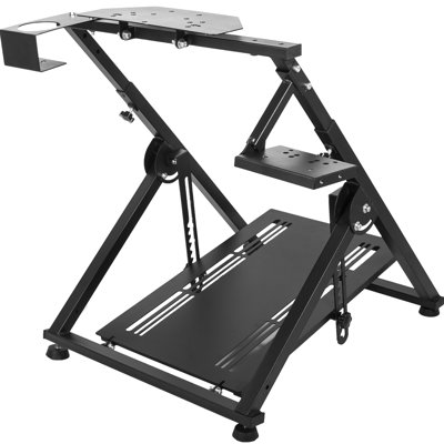 Anman Adjustable Ergonomic PC & Racing Game Chair in Black