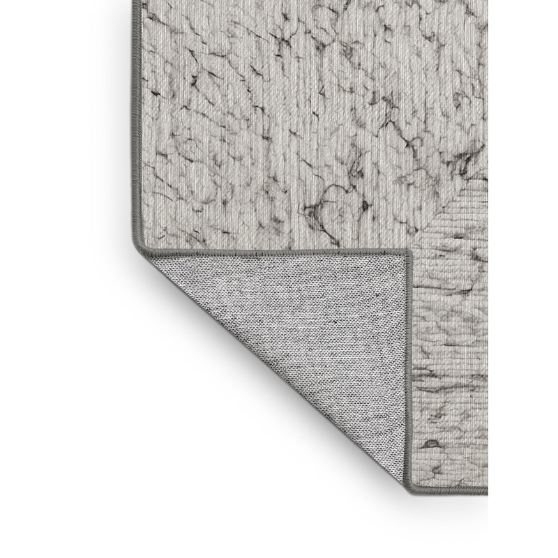 Machine Washable Gray Area Rug