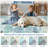 2'x6' Boho Abstract Machine Washable Runner Rug with Non-Slip Rubber Backing - Low-Pile, Stain Resistant Carpet for Hallway, Kitchen, Entryway-18408068