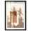 Décoration murale Shadowy Window Shadowbox Print Desert par Notoriart, cadre noir, 31 x 46