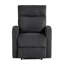 Fauteuil inclinable Allen gris foncé