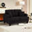 60" Wide Square Arms Upholstered Loveseat with Cup Holders and Pockets-838878158