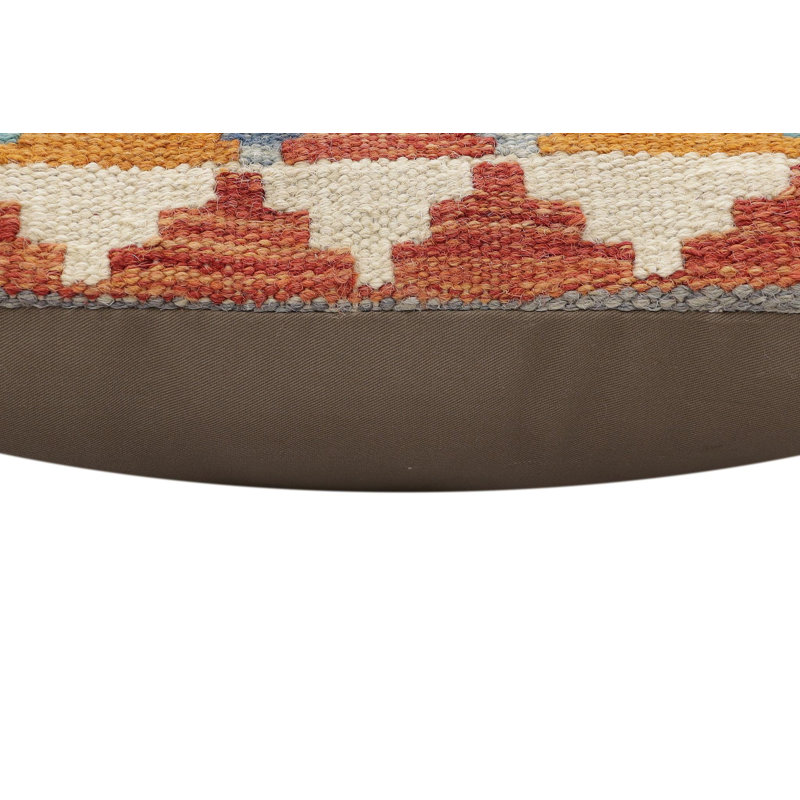 Oreiller kilim tissé à la main Southwestern Onie - 17 po x 18 po
