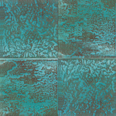 Metalli Verde Glossy Porcelain Tile