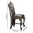 Upholstered Faux Leather Counter Stool
