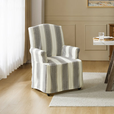 Chaise de salle à manger en bois manufacturé avec roulettes l 26 po Gatlinburg