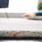 Dumfries Hand Tufted Wool/Viscose Pile Abstract Rug in Light Blue/Ivory-915595587