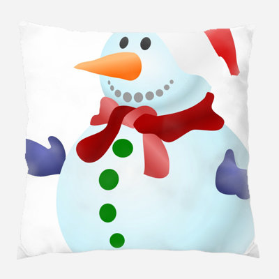  Coussin Snowman