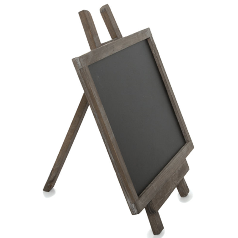 Tableau noir en bois, Brun rustique, H 2 pi 4 po x l 1 pi 4 po