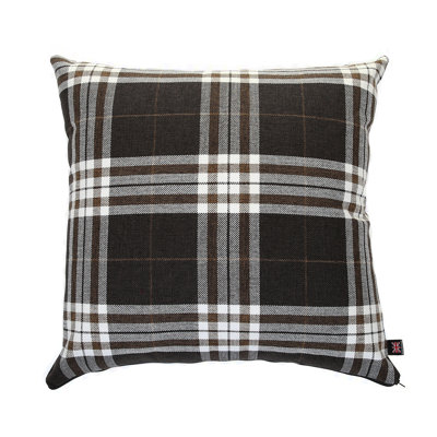 Chagnon Plaid Square Throw Cushion