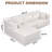 105" L-Shaped Modular Compression Sofa-1745440570-1745440575