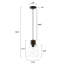 Luminaire à pot simple 1 lumières Golinda