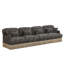 Canapé modulaire moderne en chenille à imprimé léopard avec design ergonomique-1861243020-1861246585