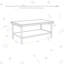 Table basse d'extérieur en osier 2 couches-7022930