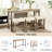 Brown Bar Table With Practical Power Strip And Rustic Look