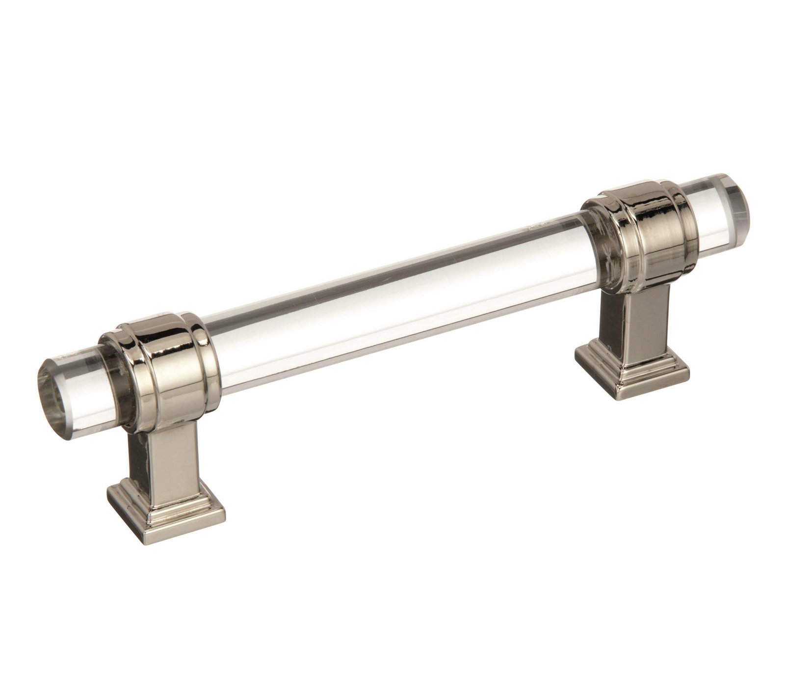 Amerock Glacio Bar Pull, 3 3/4", Polished Nickel