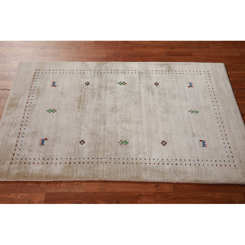 Handmade Gabbeh Indian Rug 3x5