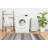 Lyanne Washable Non-Slip Stripped Area Rug-1046359948