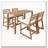 5-Piece Rustic Patio Bar Set-680633626