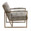 Méridienne, fauteuil au fini bronze antique